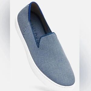 ROTHYS sz 11 THE ORIGINAL slip on blue/white sneakers